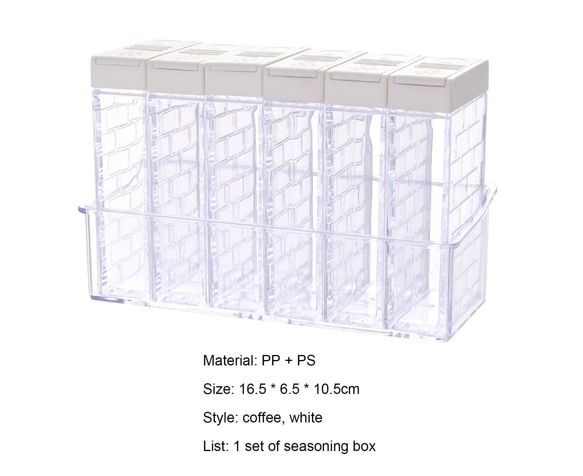 Seasoning Sauce Container Double-lid Fresh-keeping-White — image 3