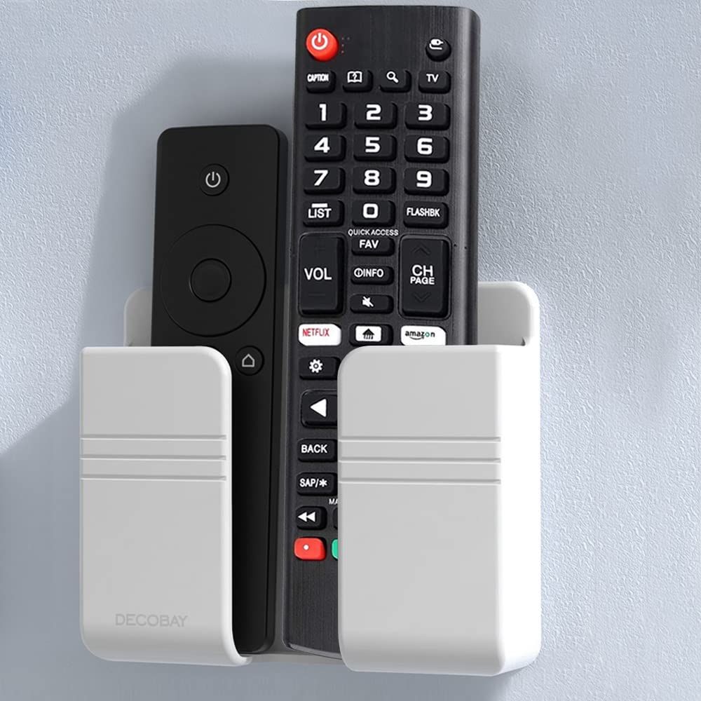 Wall Mount Phone Holder, Phone Stand with Adhesive and Data Cable Receiving Hole, Phone Holder for Shower, Charging, RV — image 3