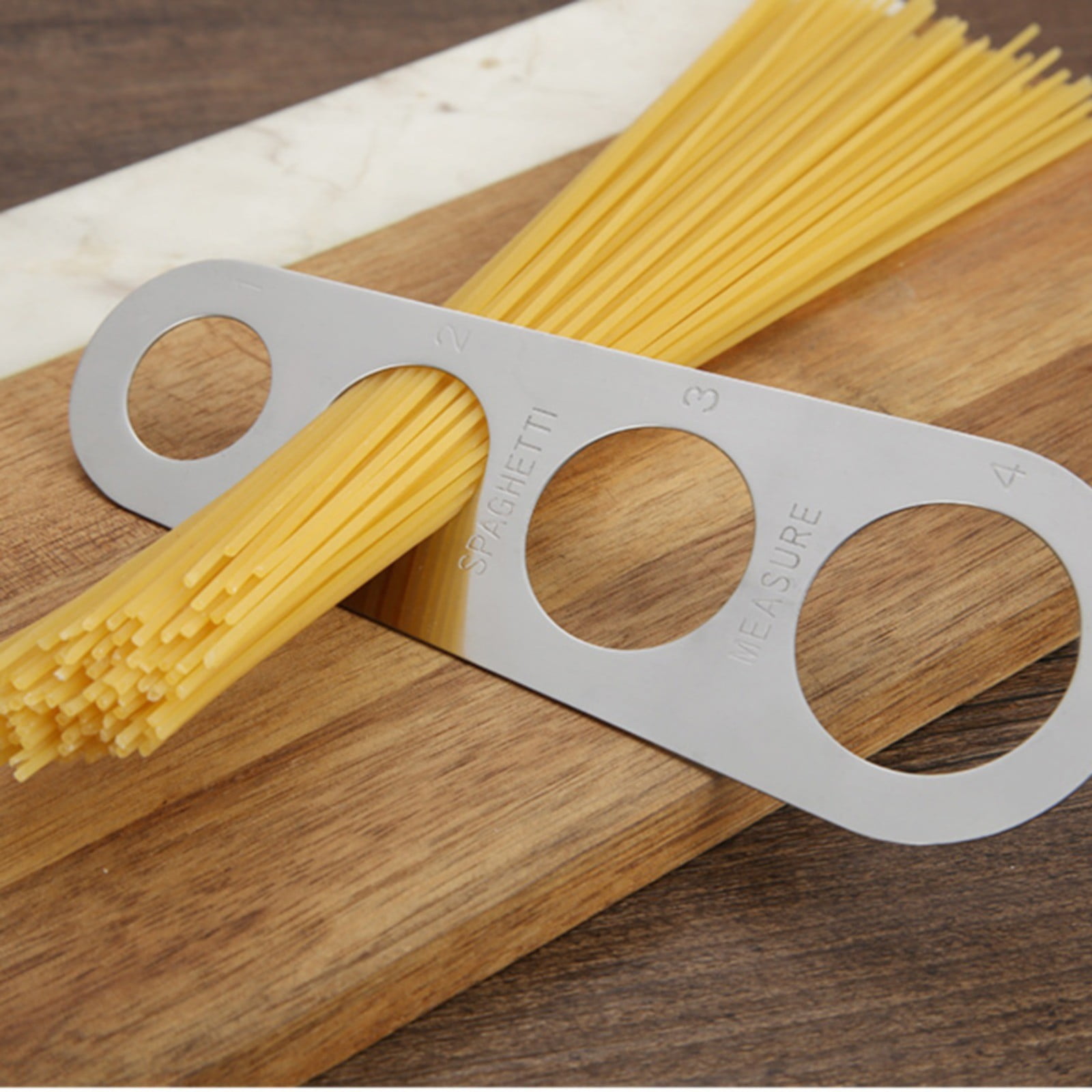 Spaghetti Measuring Ruler Rose Gold, 1*Spaghetti Measuring Ruler Stainless Spaghetti Measurer Tool Quick Pasta Measuring Tool for Kitchen Cooking Tool Get the — image 6