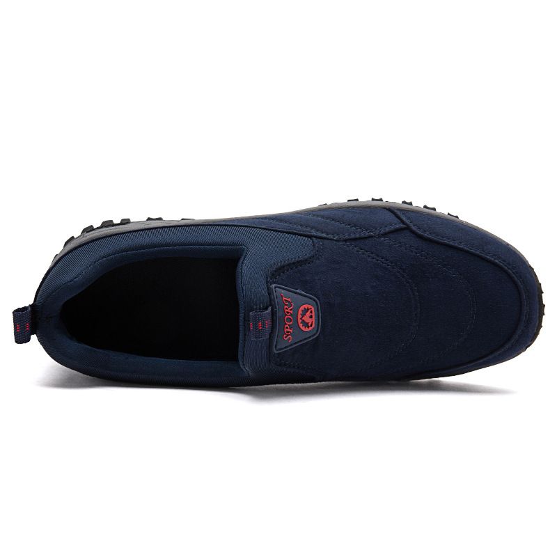 Luo Baoli Men Hiking Shoes Slip On Rubber Sole Blue 46 โ image 5