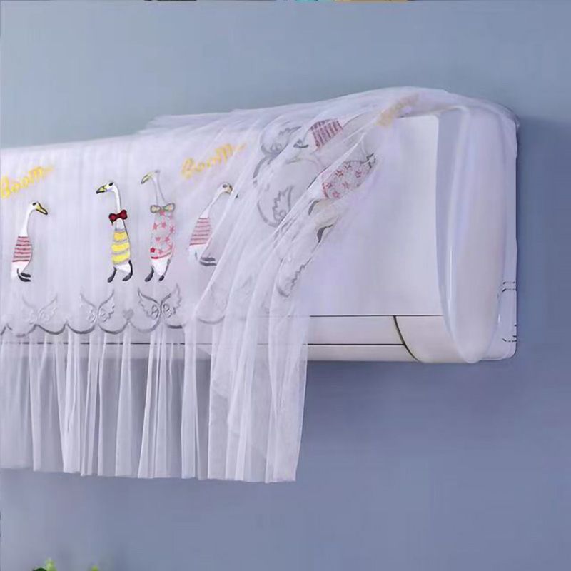 1.5P Air Conditioner Dust Cover Dustproof Wall Mounted Air Conditioner Protective Case Home Decorative Dust Cover Yellow English Duck 1.5Pโ2P Within โ image 5
