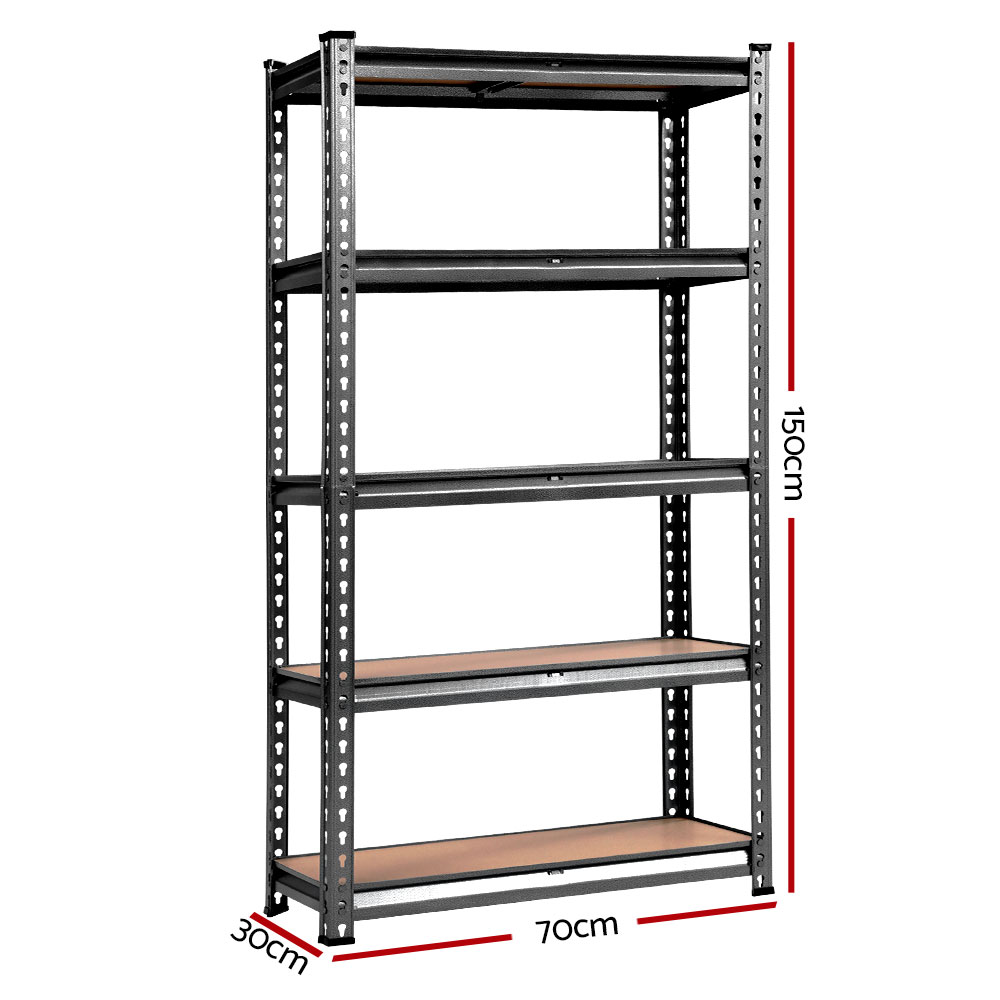 Giantz 3x1.5M Garage Shelving Warehouse Rack Pallet Racking Storage Charcoal โ image 2