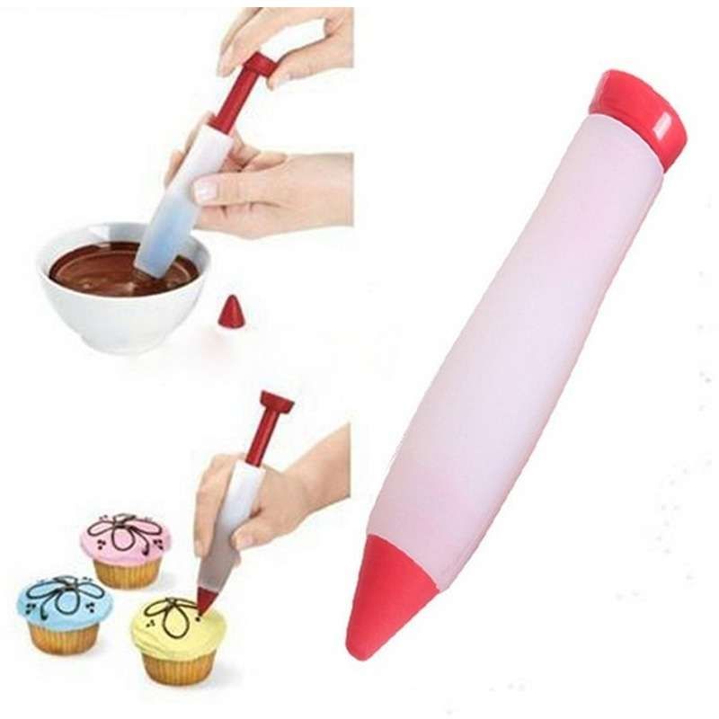 3pcs MultiColor Piping Syringe for Creative Pastries, Piping Pen — image 4