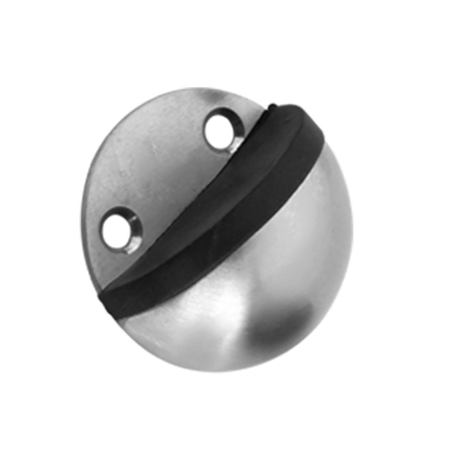 Dome Door Stop 304 Stainless Steel Sound Dampening Floor Door Bumper Punching Free Collision Proof — image 4