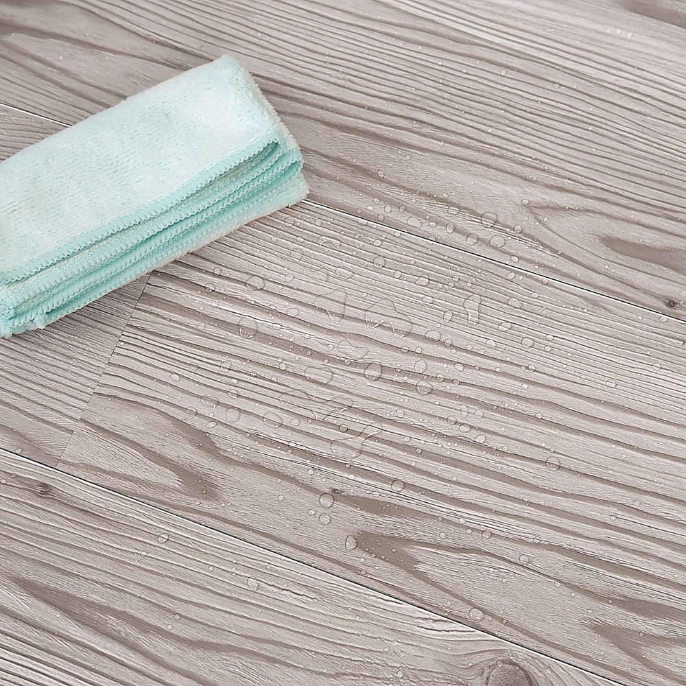 Vinyl Floor Tiles Self Adhesive Flooring Water Dyed Walnut Black Wood Grain 16 Pack 2.3SQM โ image 4