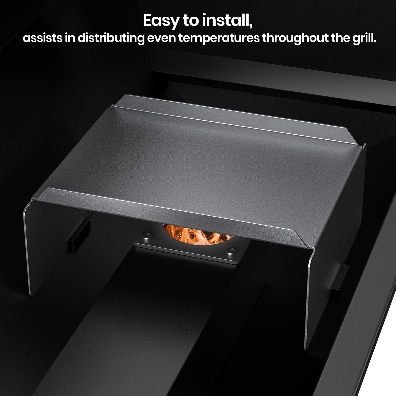 Heavy Duty Steel Heat Baffle Diffuser Replacement Part for Traeger, Camp Chef and Most Other Brand Pellet Grills — image 5