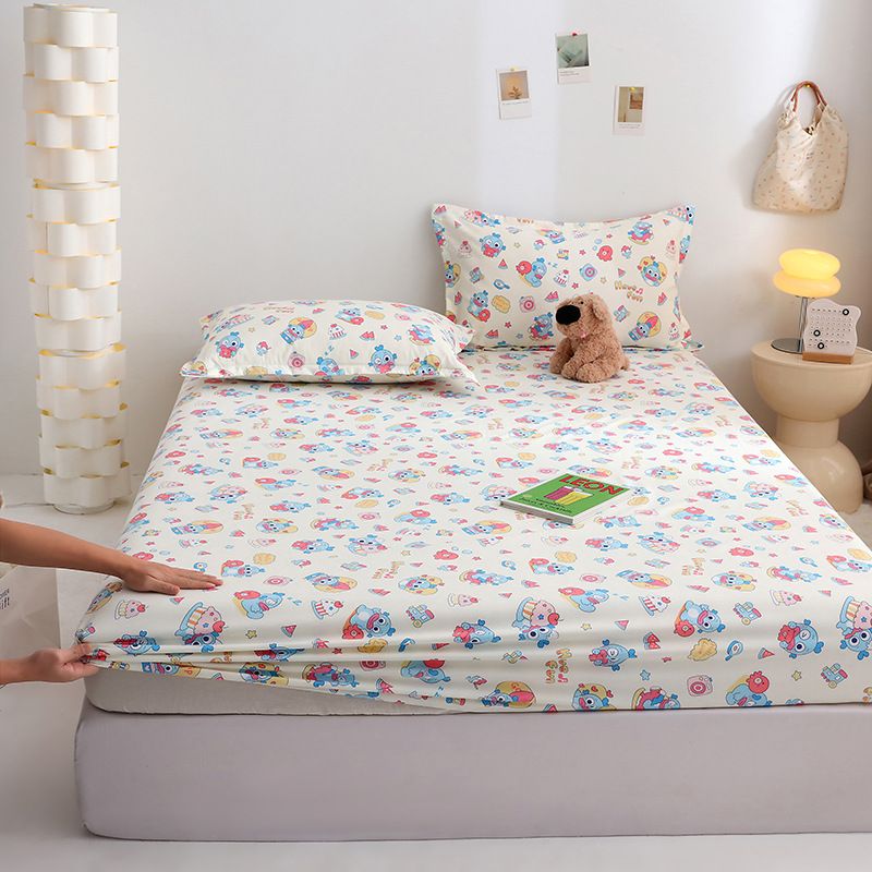 Yuan sheng Home Textiles Cartoon Dog 40s Cotton. Blue cat 160*200cm standard model — image 5