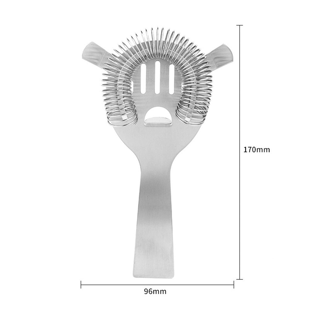 2 pack Cocktail Strainer for Drinks, Bar Strainers for Bartending, Martini Strainer for Boston Shaker Mixing Glass, Bartender Hawthorne Strainer โ image 4