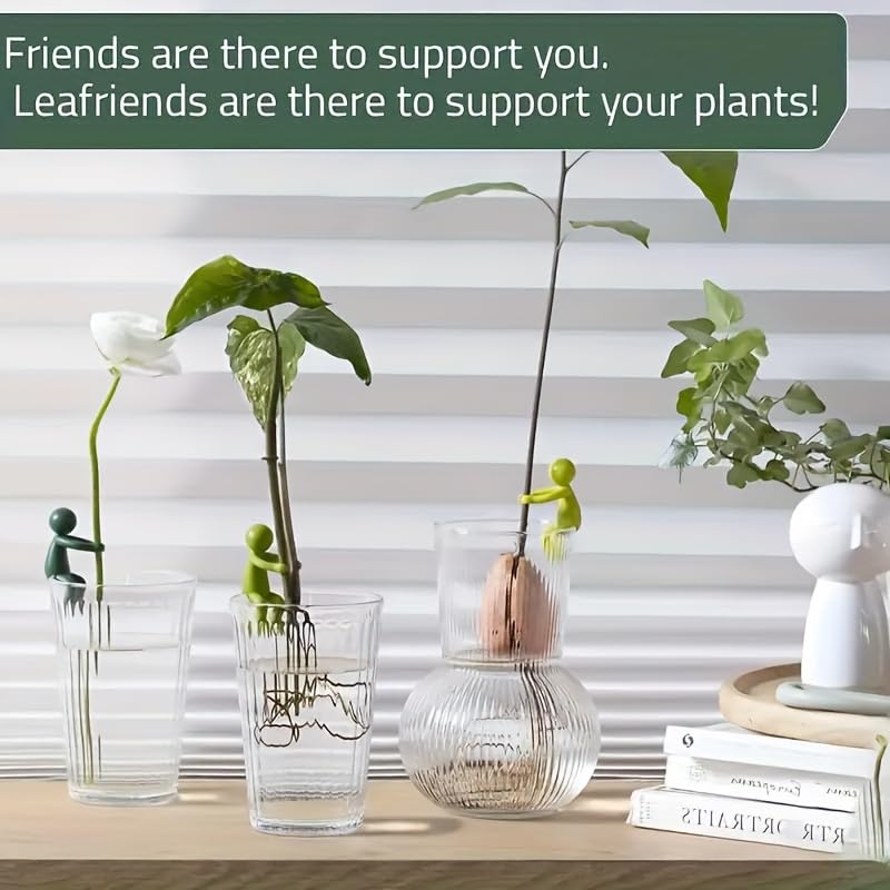 3 Pieces Plant Support Clips for Climbing Stems and Cut Flowers, Reusable Garden Ties for Indoor Plants, Vases and Flower Arranging, Green — image 6