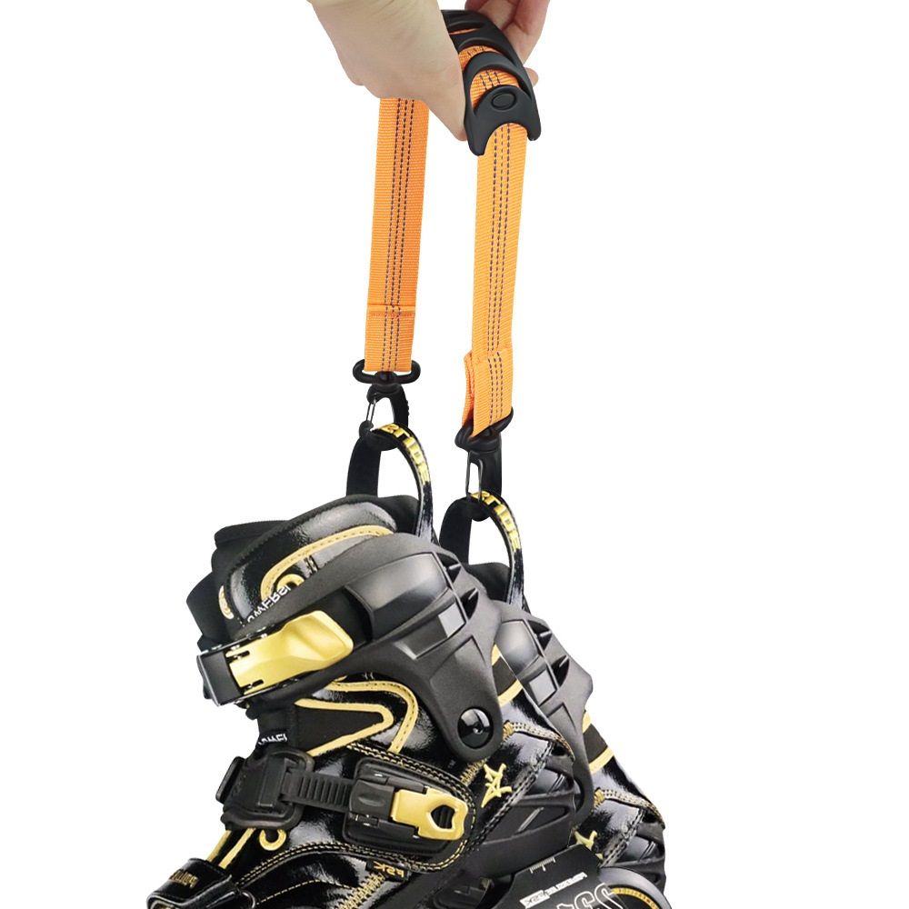 4 pcs Ski and Boot Carrier Straps, 20.07x1 Inch Portable Ski Carrier Straps with Anti-Skid Pad and Double-Ended Buckles, Winter โ image 5