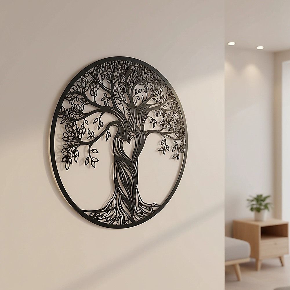 Tree Life Wall Decoration Metal Tree Wall Sculpture — image 2