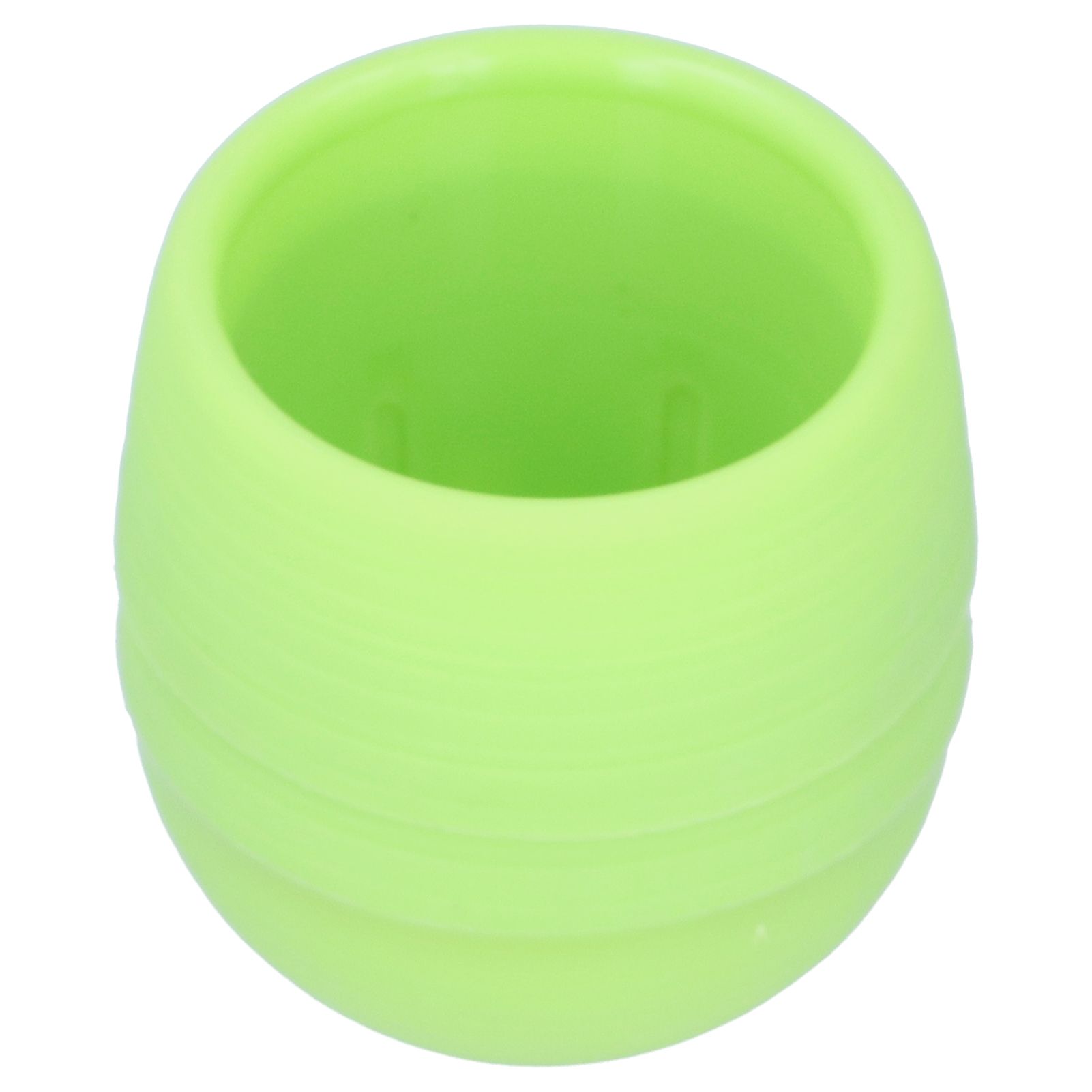 Mini Round Plastic Plant Flower Pot Garden Home Office Decoration Flower Pot for PlantingGreen — image 2