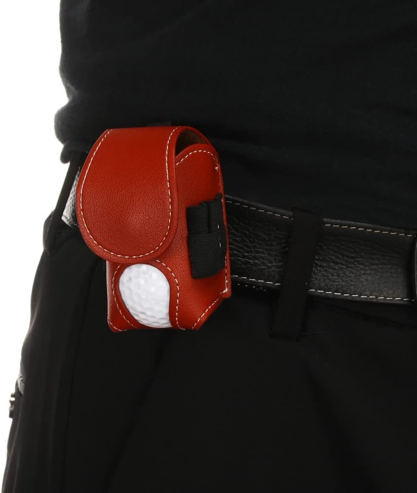 Golf Ball Pouch Set of 2 Belt Clip Holder Perfect Golf Gift for Men — image 6