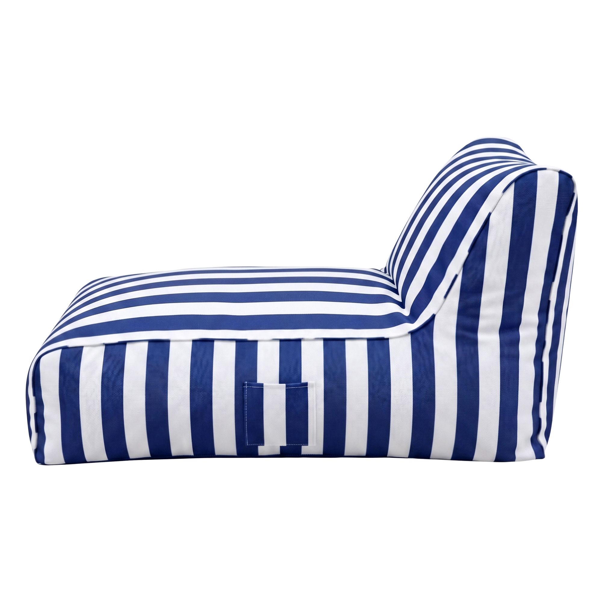 Artiss Outdoor Bean Bag Chair Cover (No Filler) Splash-Proof Beanbag Lounge Sofacover Stuffed Animal Storage Bean Bag Cover for Patio Poolside Relaxing, Blue — image 3