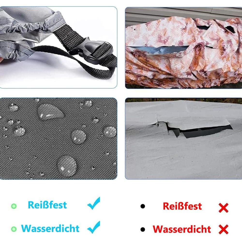Waterproof Kayak Cover 420D Thick, Dust and UV Protection, Universal for Canoe SUP Boat, Outdoor Use, M — image 6
