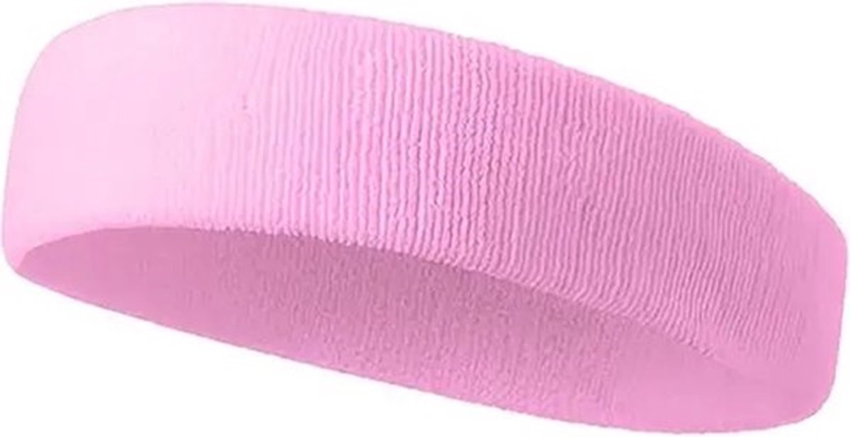 Headband | Sweatband | Sweatbands | Head | Sports band | Light Pink — image 2