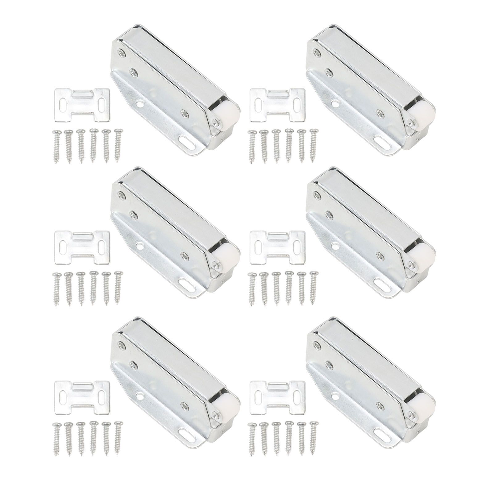 6Pcs Spring Latch Mini Door Push Release Latch Light Weight Push to Open Door Latch for Cabinet Door โ image 5