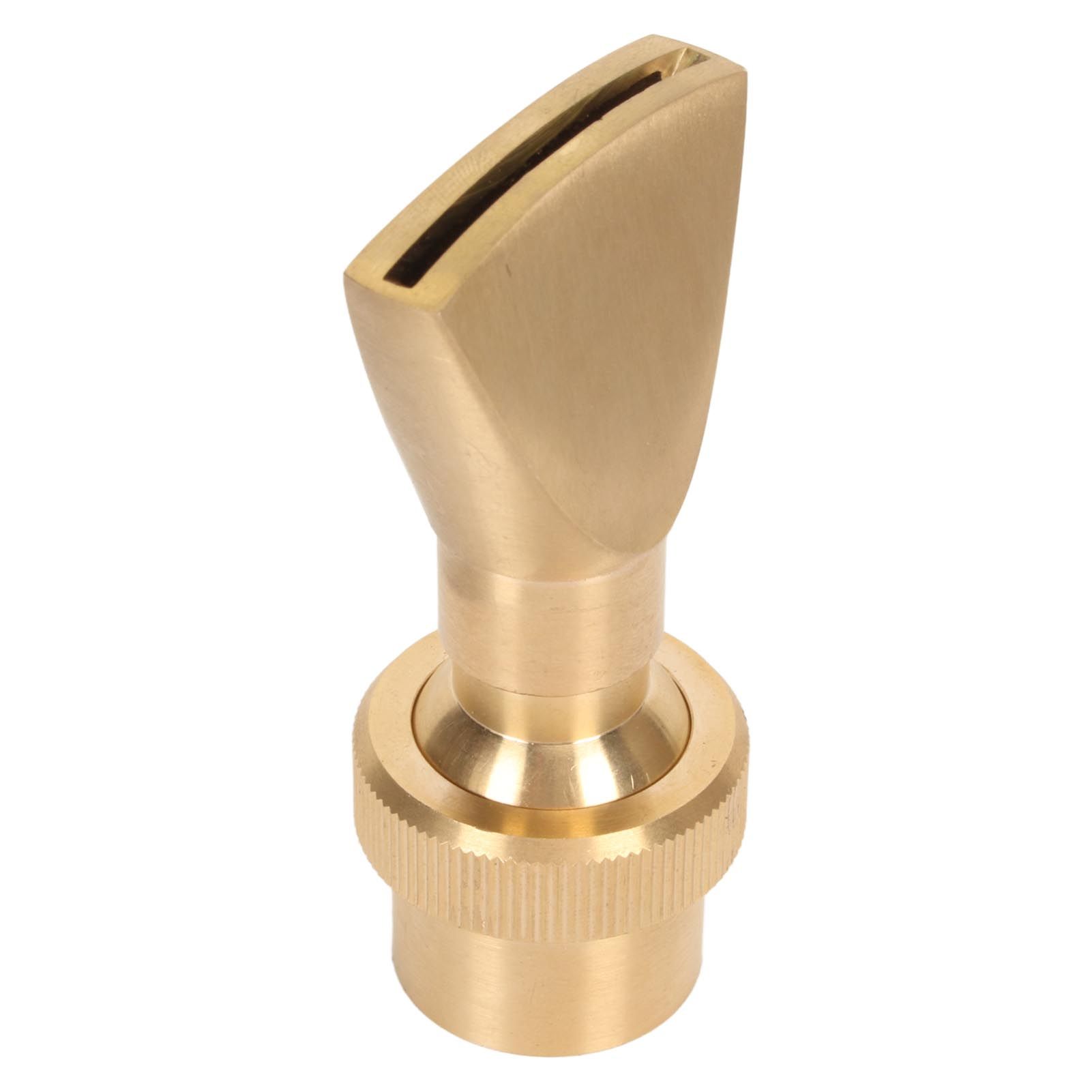 Fountain Nozzle Brass G3/4 Female Thread 25mm Narrow Fan Shaped Pond Sprinkler for Garden Pond Amusement Park Museums — image 2