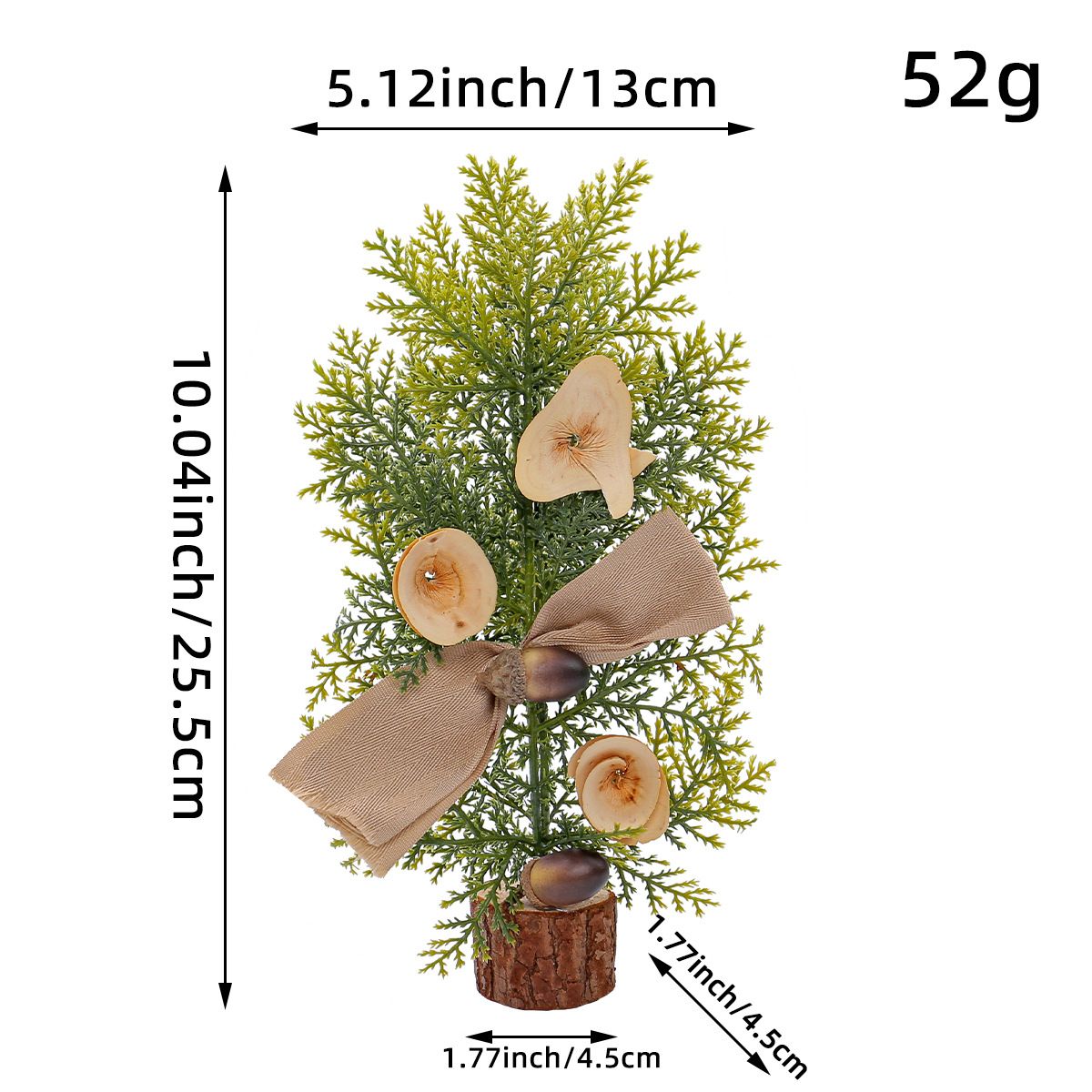 25cm Pine Needle Style Desktop Mini Christmas Tree