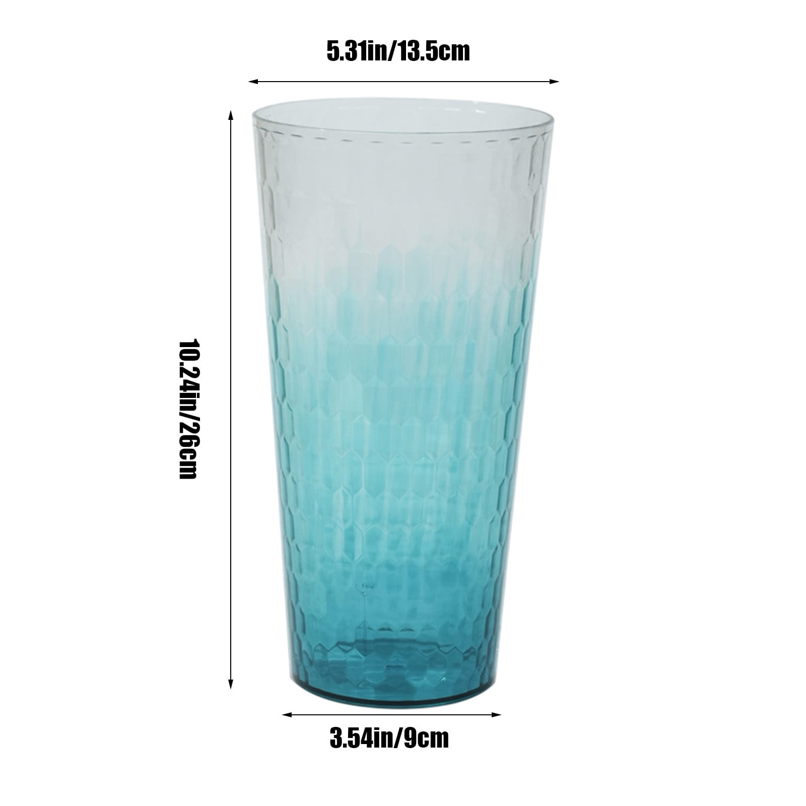 Two-Tone High-Transparency Glass Vase - Multi-Color Flower Bucket for Living Room Decor, Floral Arrangements & Plant Cultivation (Serviceable Home Decoration โ image 3