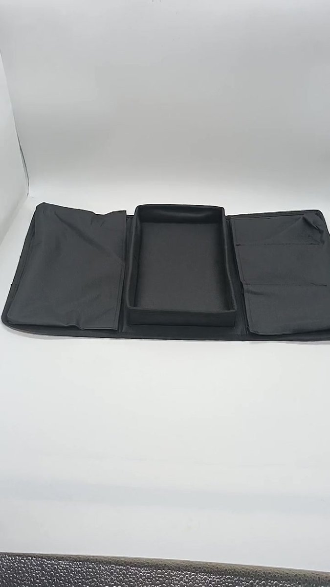 Sofa Tray with Organizer – Armrest Tray – Black — image 2