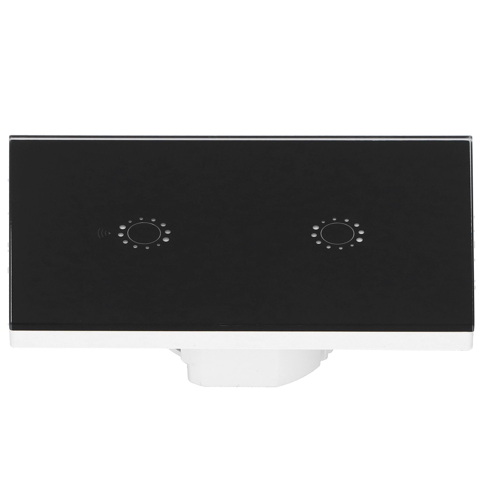 LED Smart Light Switch WiFi Wall Touch 2 Gang for Amazon Alexa Intelligent Voice APP Control AC 95‑250VBlack Cover — image 6