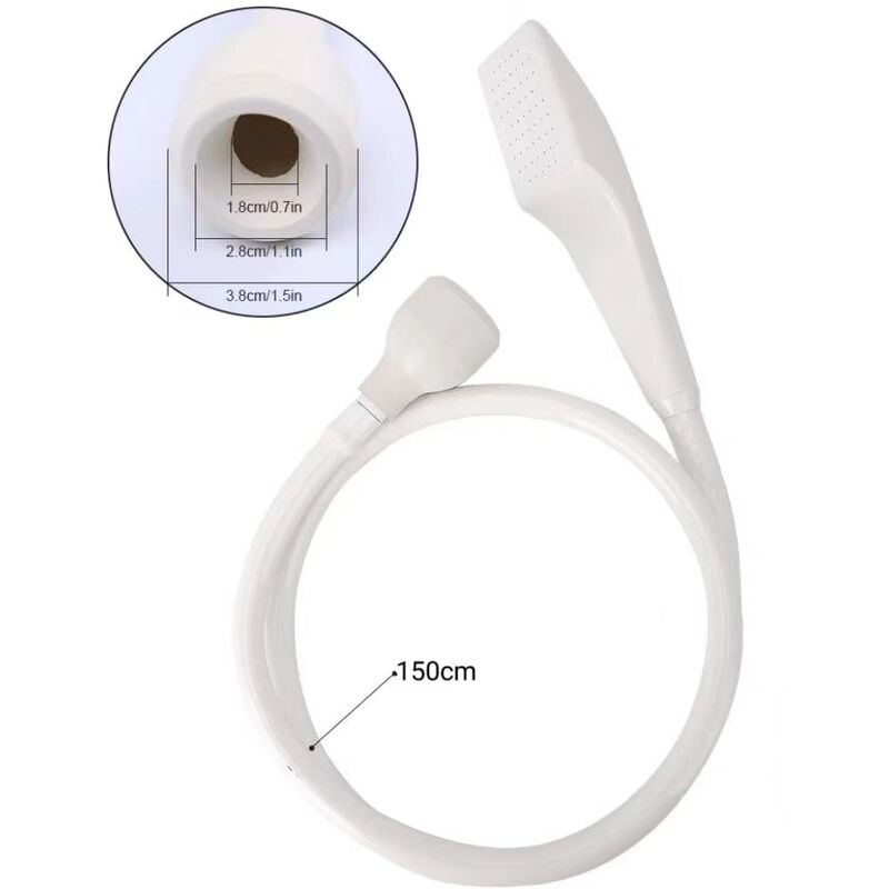 Plastic Mixer Tap Shower Head, Universal Sink Hose Shower Head Adaptable To Faucet, Home Hairdressing Shower Head, Baby — image 2