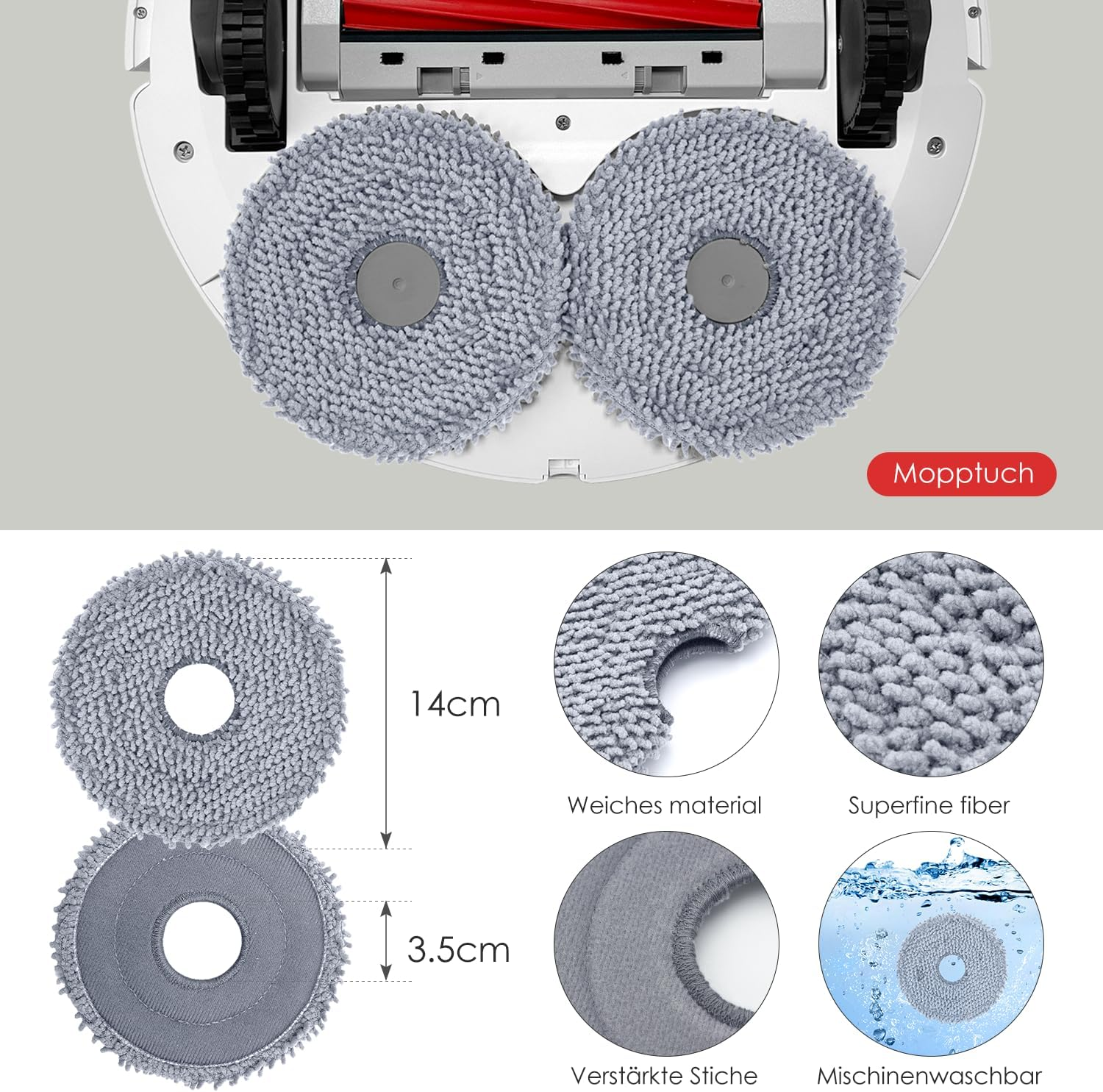 INF Roborock Qrevo S/Qrevo Pro/Qrevo MaxV Robot Vacuum Cleaner Accessories — image 6