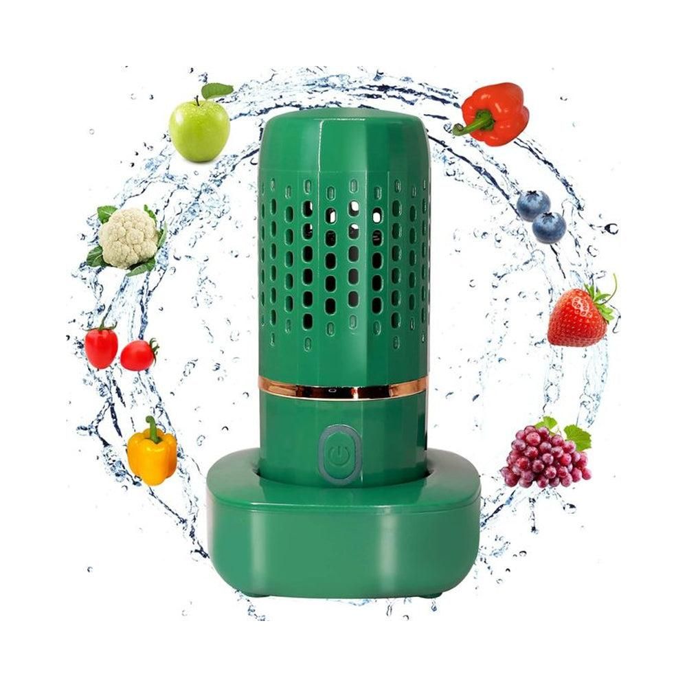 Portable Fruit and Vegetable Cleaning Machine Rechargeable Food Washing Purifier Vegetable Washer -Green — image 6