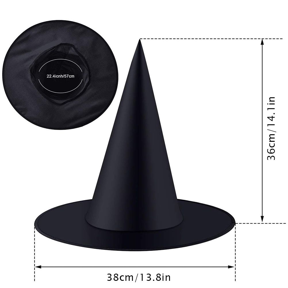 Halloween Witch Hat Halloween Witch Costume Accessory for Halloween Party Favor — image 3