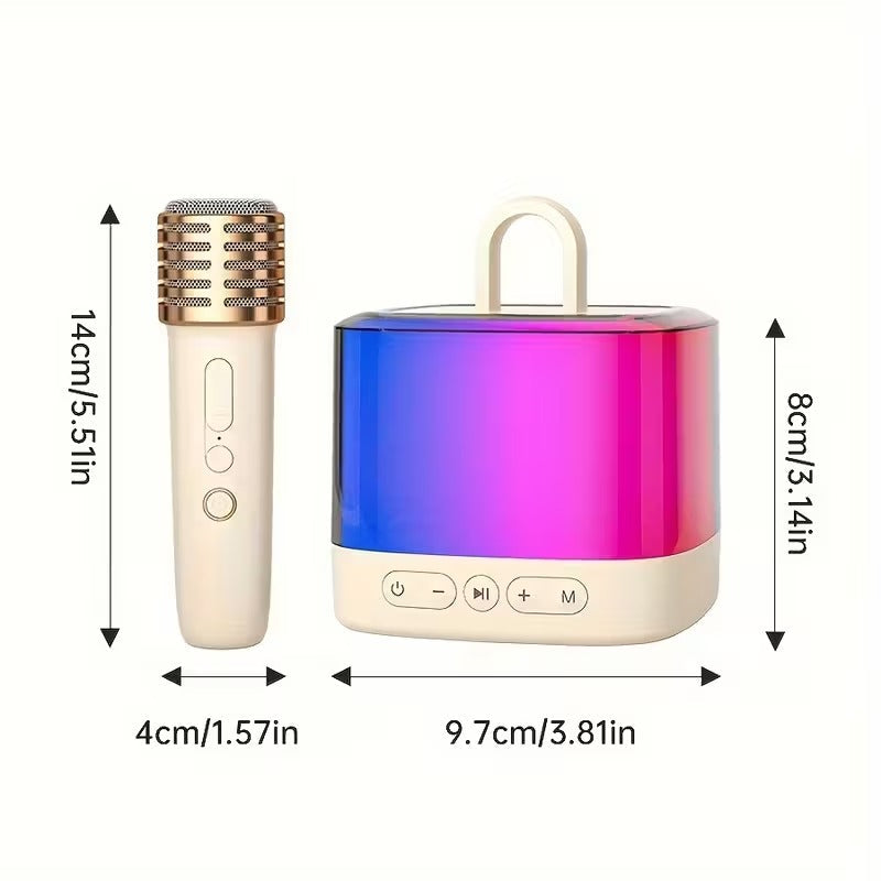 Mini Karaoke Machine with Wireless Microphones — image 2