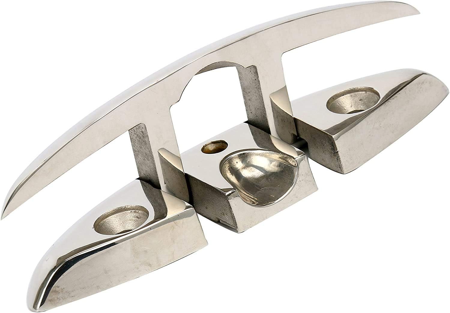 Boat Folding Cleat 8-1/2" Flip-up Heavy Dock Marine Grade 316 Stainless Steel — image 2
