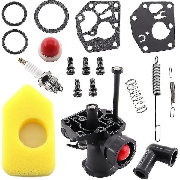 Briggs & Stratton Lawn Mower Carburetor Compatible with Carburetor Kit 499809 498809a 494406 Filter 698369 Regulator 691859 692211 Diaphragm 795083