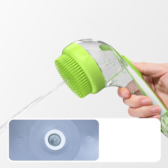 Dog Wash Brush with Soap Dispenser - Long Handle & Soft Massage Head - For Efficient Coat Care โ image 5