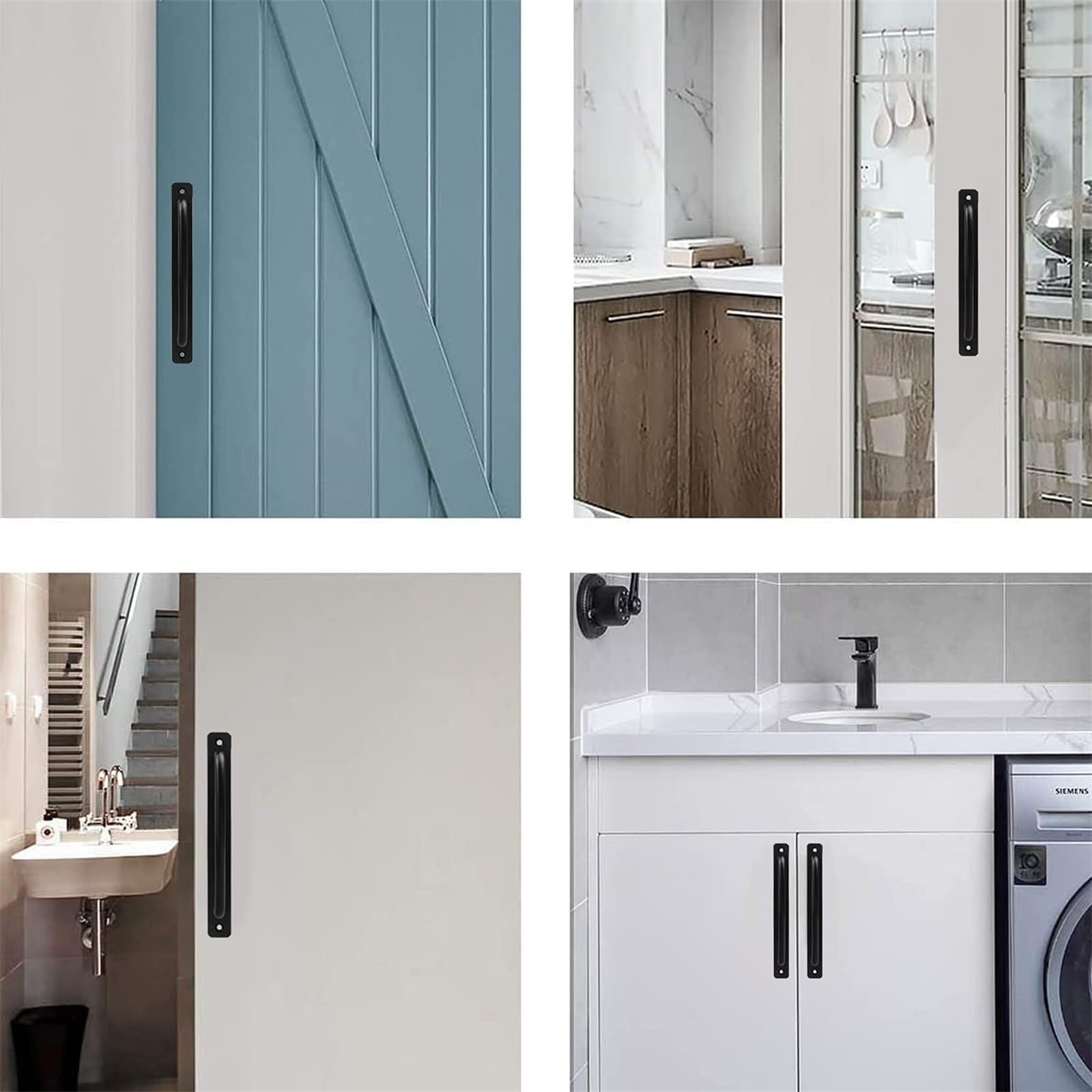 Barn Door Handle Sliding Door Pull Cabinet Door Handles Drawer knobs Kitchen Handles Hardware — image 6