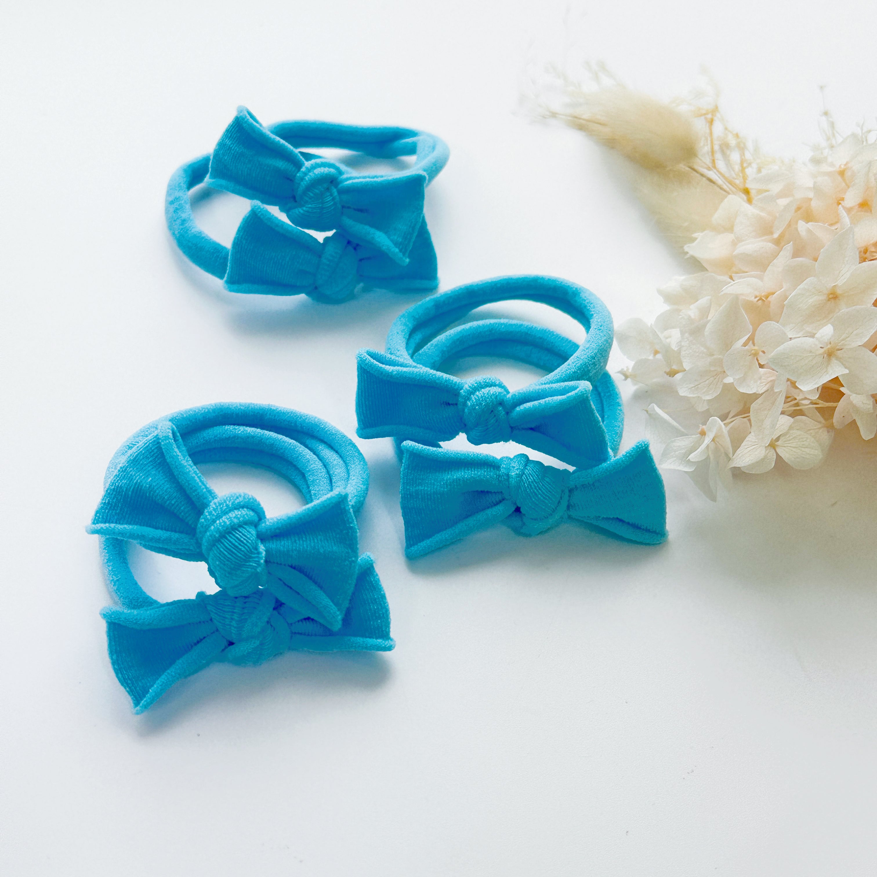 Handmade Simple Bows - School colours - Navy - 1 pairs — image 4