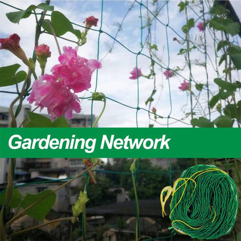 Garden Netting 1Pcs Garden Climbing Net Plant Trellis Plant net Green Strong Nylon Netting Heavy Duty Net Support for Climbing — image 4