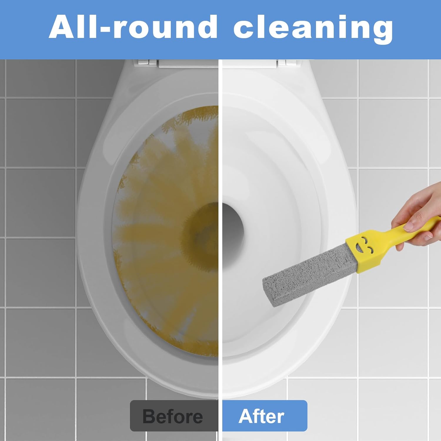 Toilet Pumice Cleaning Stone with 2 Handle — image 4