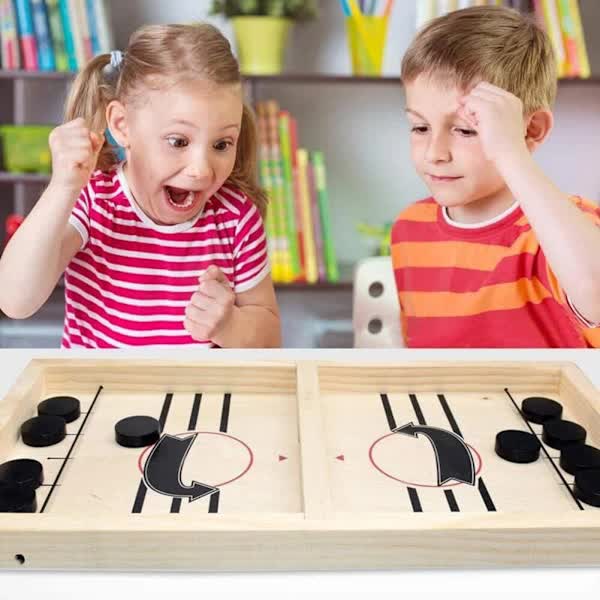 Fast Sling Puck Game, Wooden Hockey Game, Super Soccer Table โ image 2