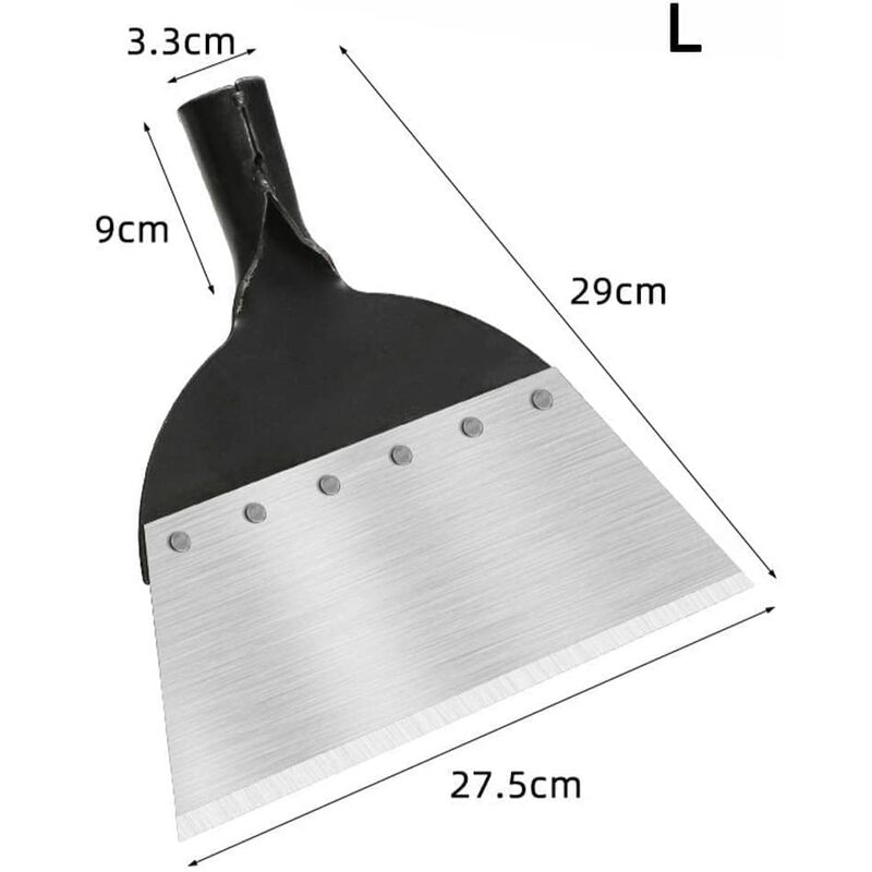 Multifunctional Garden Cleaning Shovel Steel Flat Shovel For Planting Soil Weeding Farm Tool Shovel Weeding — image 2