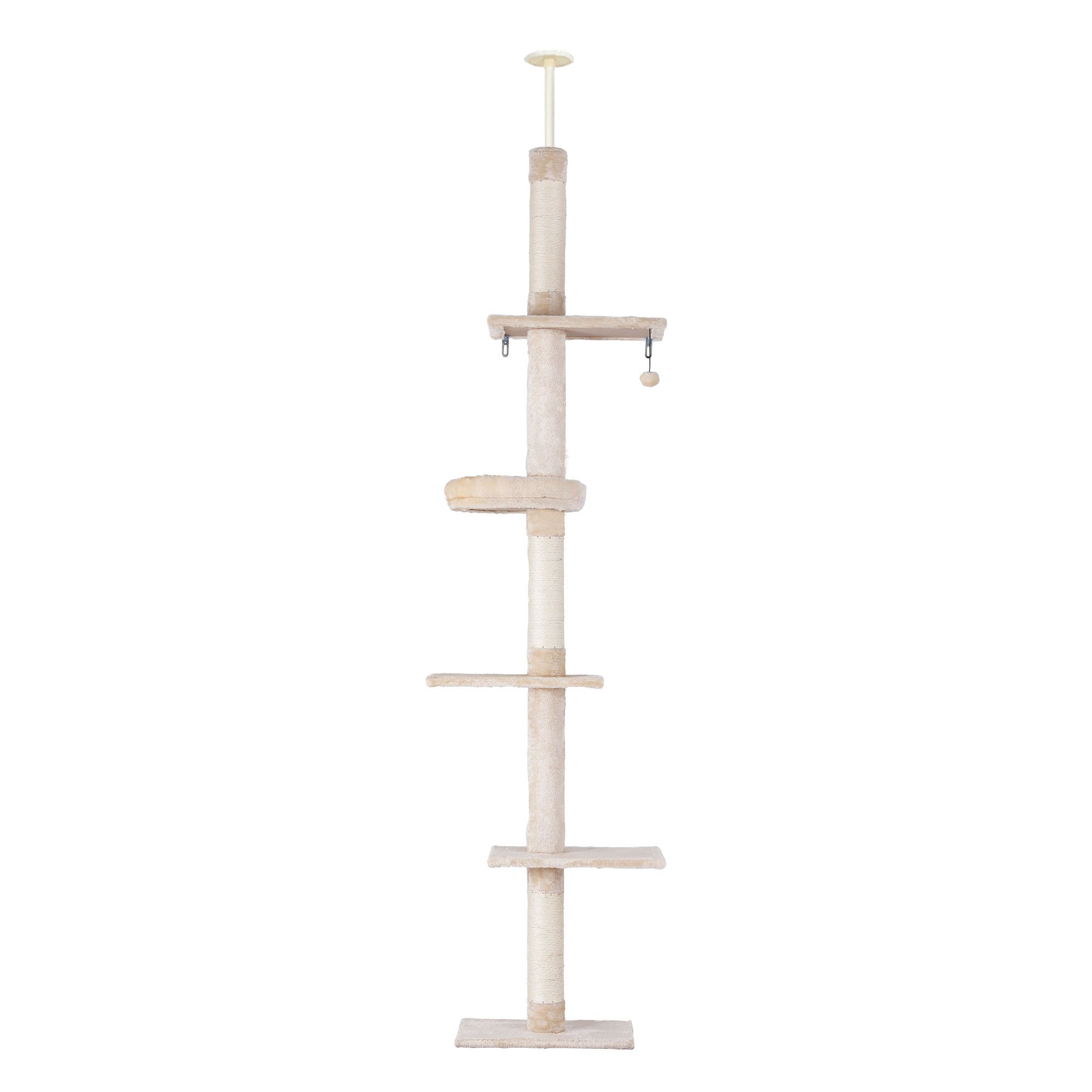 i.Pet Cat Tree 290cm Tower Scratching Cats Post Scratcher Floor to Ceiling Bed