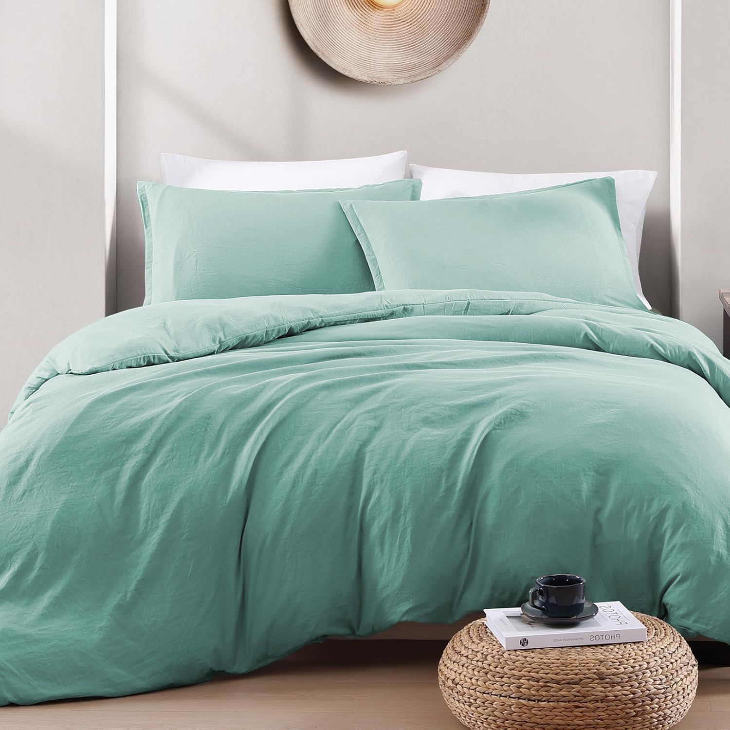 Hotel Soft Microfiber Duvet Cover Set-2000TC Quilt Cover Set & Pillowcases -1 Donna Cover Zipper Closure & 1 x Pillowcases-Breathable Bedding - Wrinkle, Fade — image 2
