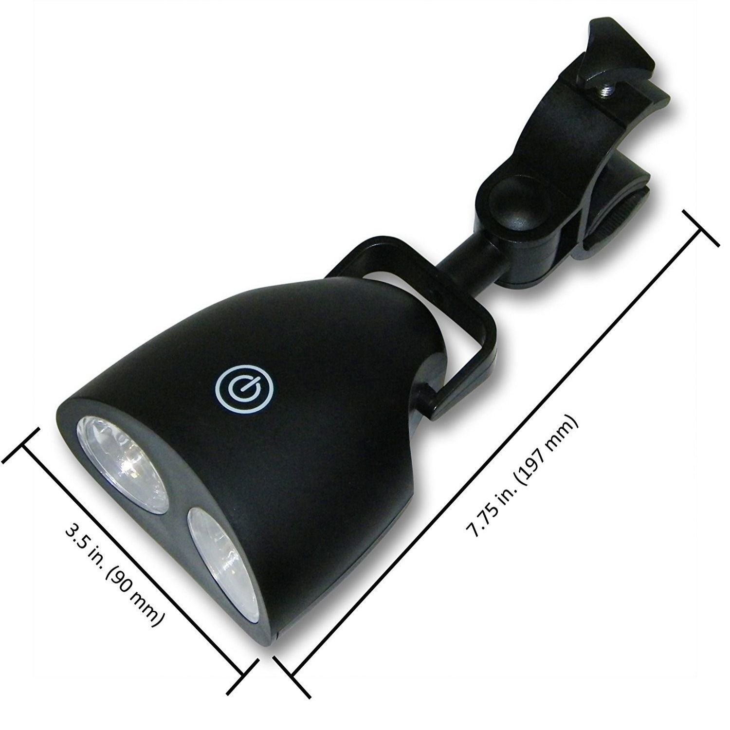 Ultra Bright Handle Mount LED, Smoker Grilling Accessories for Outdoor BBQ Grill at Night, Durable, Black — image 2