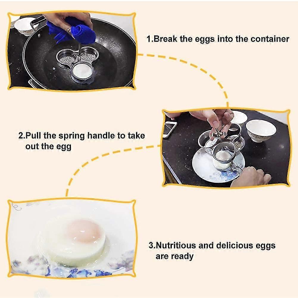 Stainless Steel 3-Compartment Egg Cooker Pot with Steam Basket โ image 5