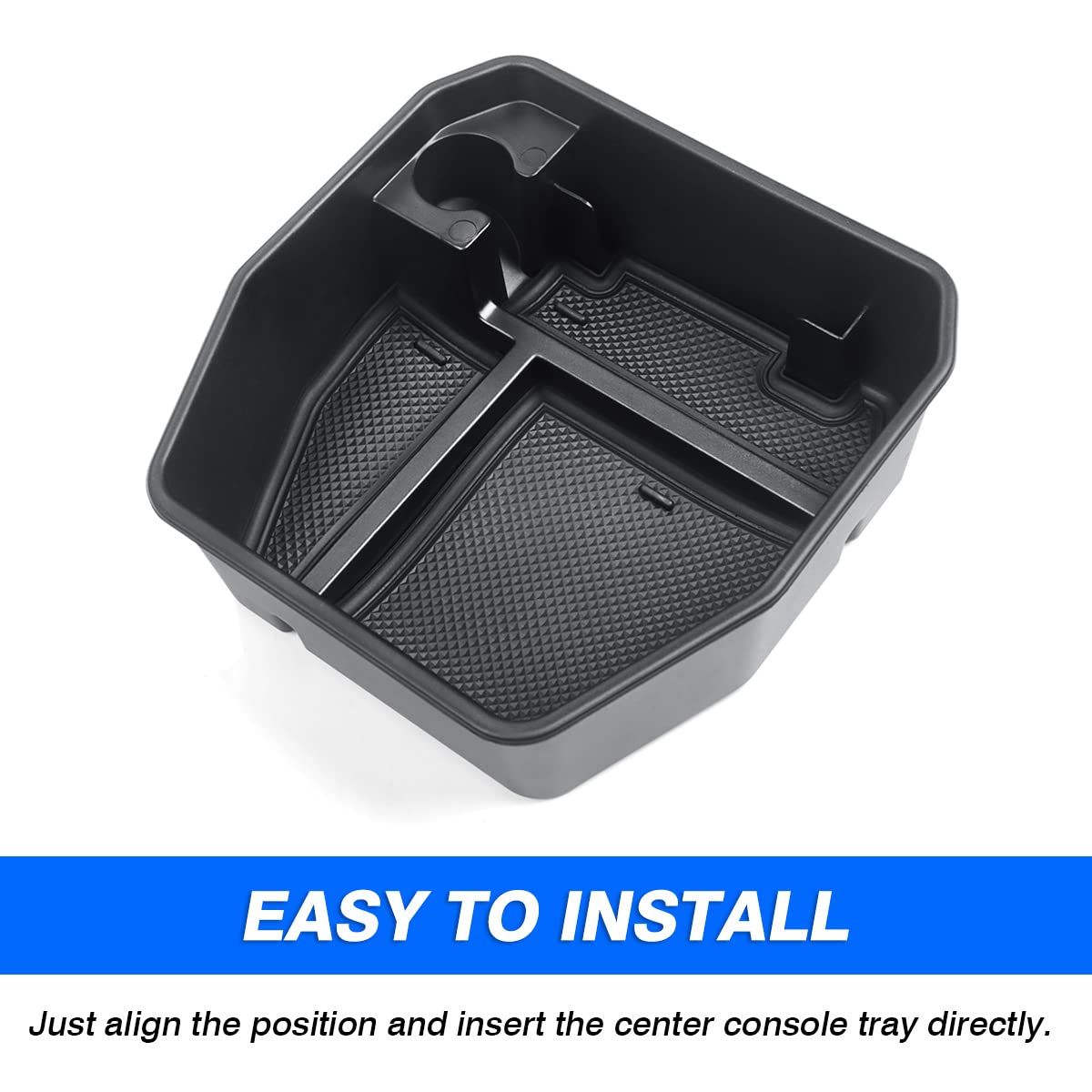 Center Console Organizer Accessories, (NOT for Refrigerator Version), Armrest Storage Box Middle Console Insert Tray — image 3