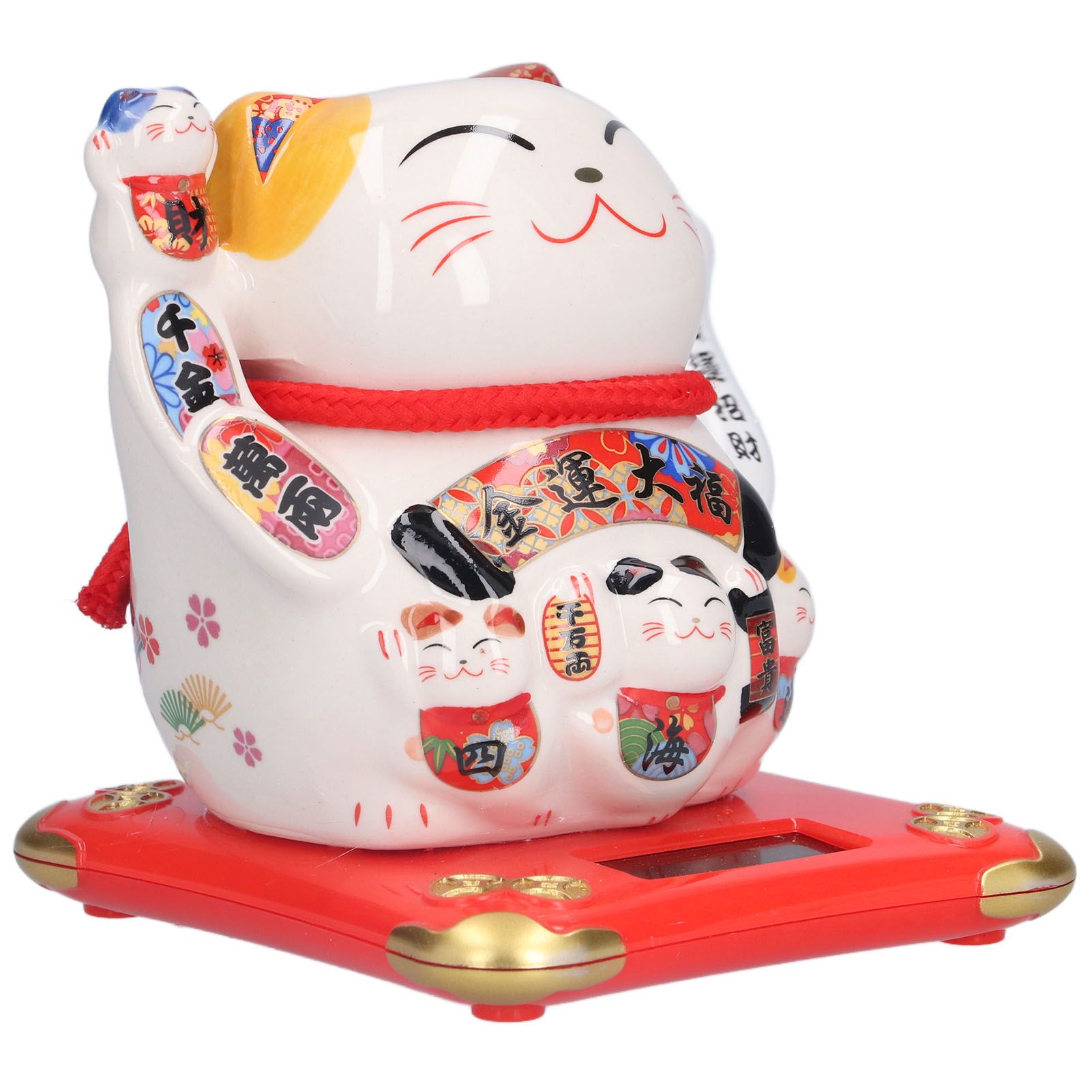 Ceramic Wealth Welcoming Cat Ornament Desktop Fortune Cat Craft for Home Shop Store Business GiftType 3 โ image 2