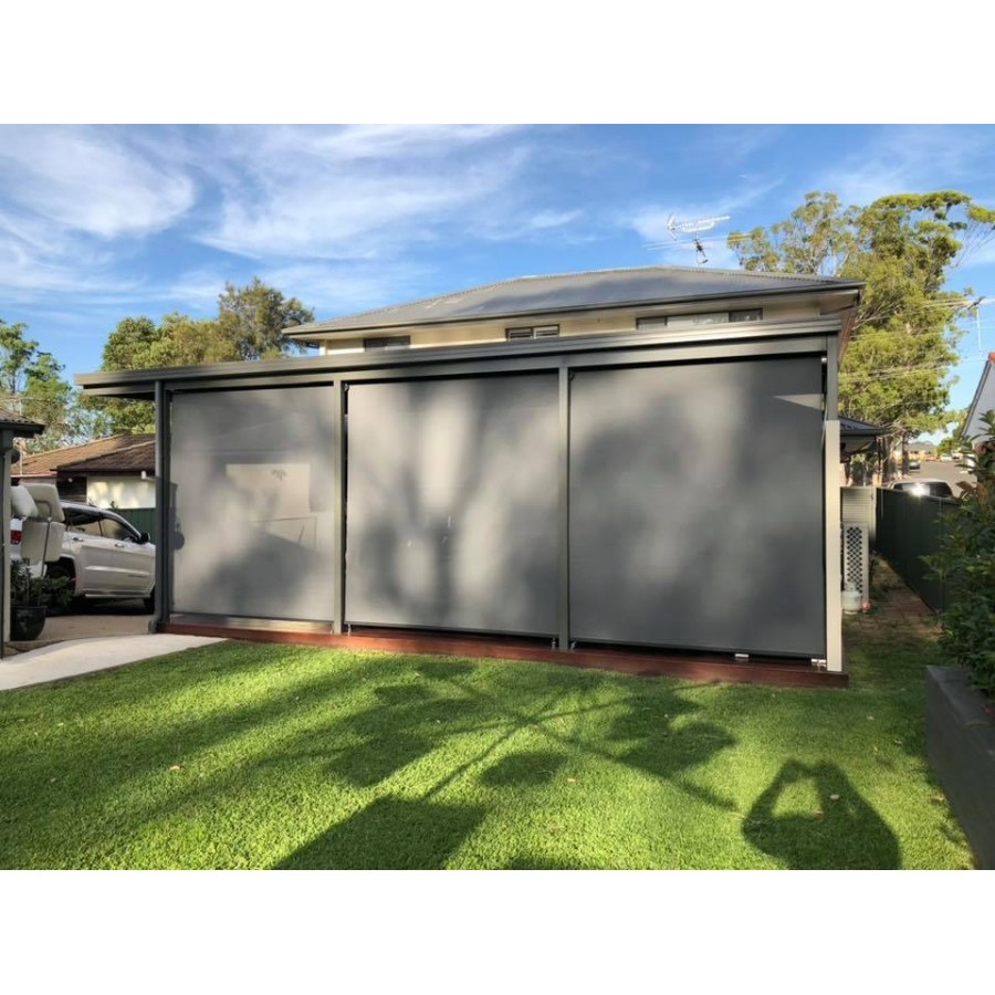 Outdoor Roller Blind Sun Screen Awning With Aluminium Hood โ image 6