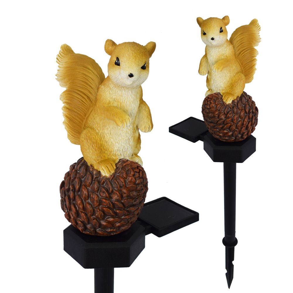In-ground Garden Light Squirrel Shape Solar Intelligent Light Control Yard Decoration Waterproof Lawn Sidewalk Landscape Decorative 2pcs โ image 3