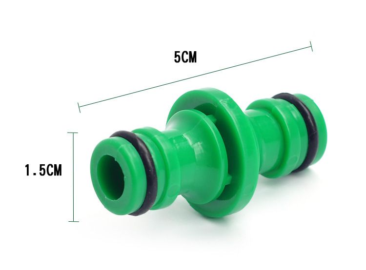5Pack Double Male Hose Connectors Extender for Join 1/2 Inch and 3/4 Inch Garden Hose Pipe Tube Green โ image 3