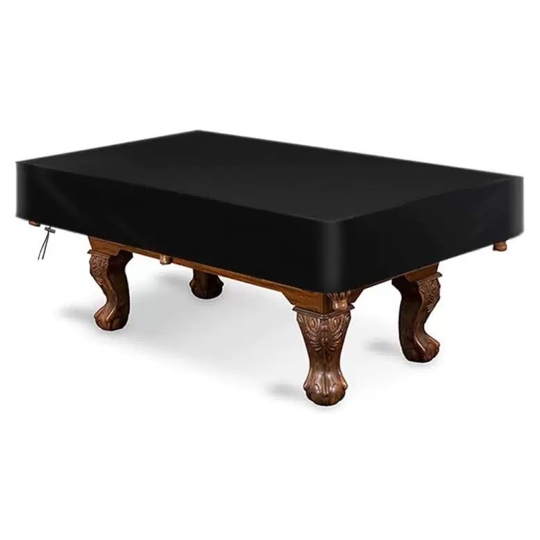 Heavy-Duty 7ft Pool Table Cover with UV-Resistant Coating, Waterproof & Windproof Full-Cover Protection for Indoor & Outdoor Use (85*49*6in)